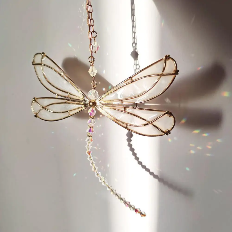 Dragonfly Crystal Sun Catcher