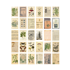 Vintage Postcards Collage Kit