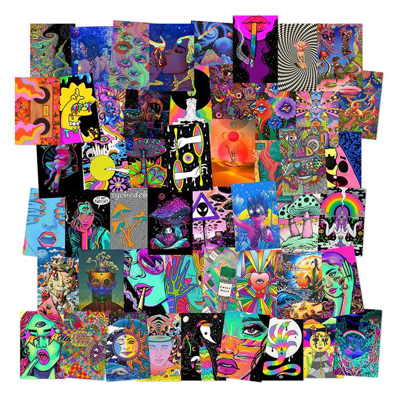 Psychedelic Collage Kit