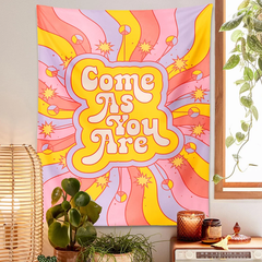 Retro Vibes Pastel Tapestry