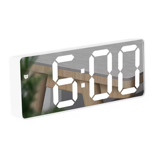 Mirror Screen Alarm Clock