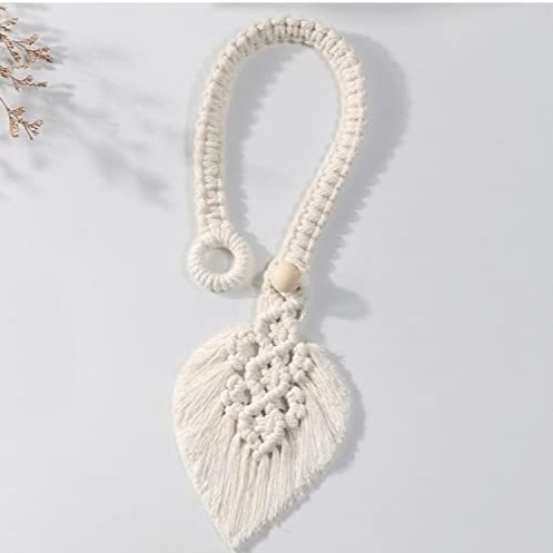 Macrame Curtain Tieback