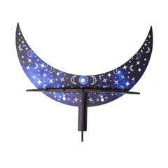 Wooden Moon Shelf