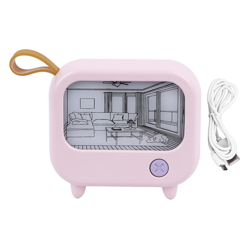 Mini TV Night Light