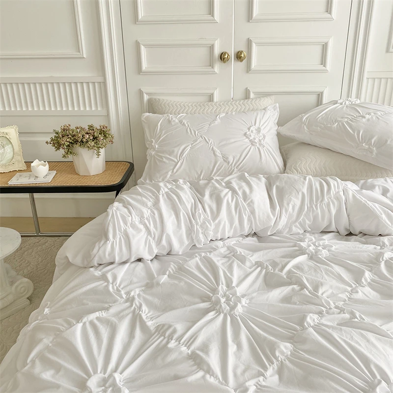 Vintage Pleated Bedding Set