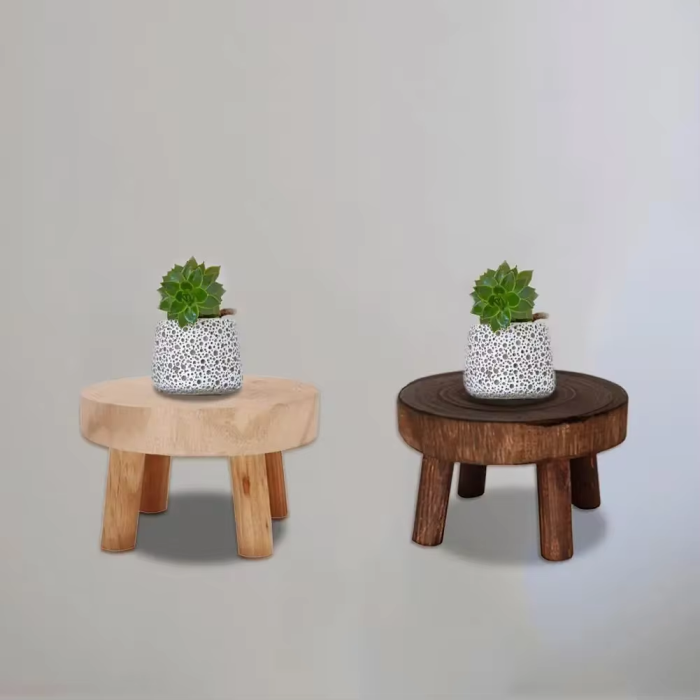 Wooden Plant Base Holder