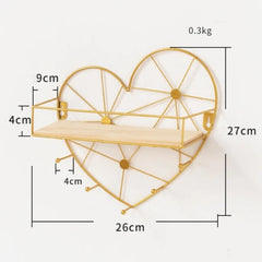 Heart Shape Wall Shelve