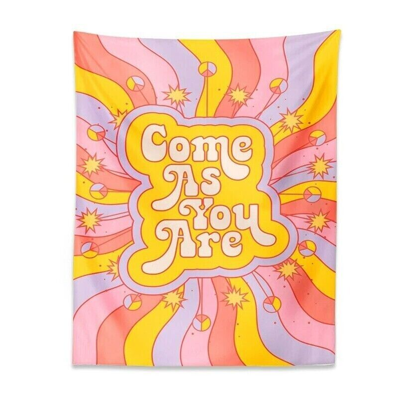 Retro Vibes Pastel Tapestry