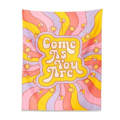 Retro Vibes Pastel Tapestry