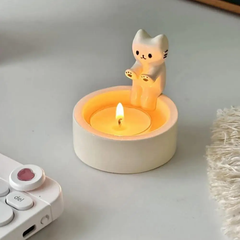 Kitty Candle Holder