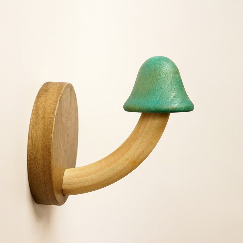 Wooden Mushroom Hook