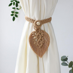 Macrame Curtain Tieback