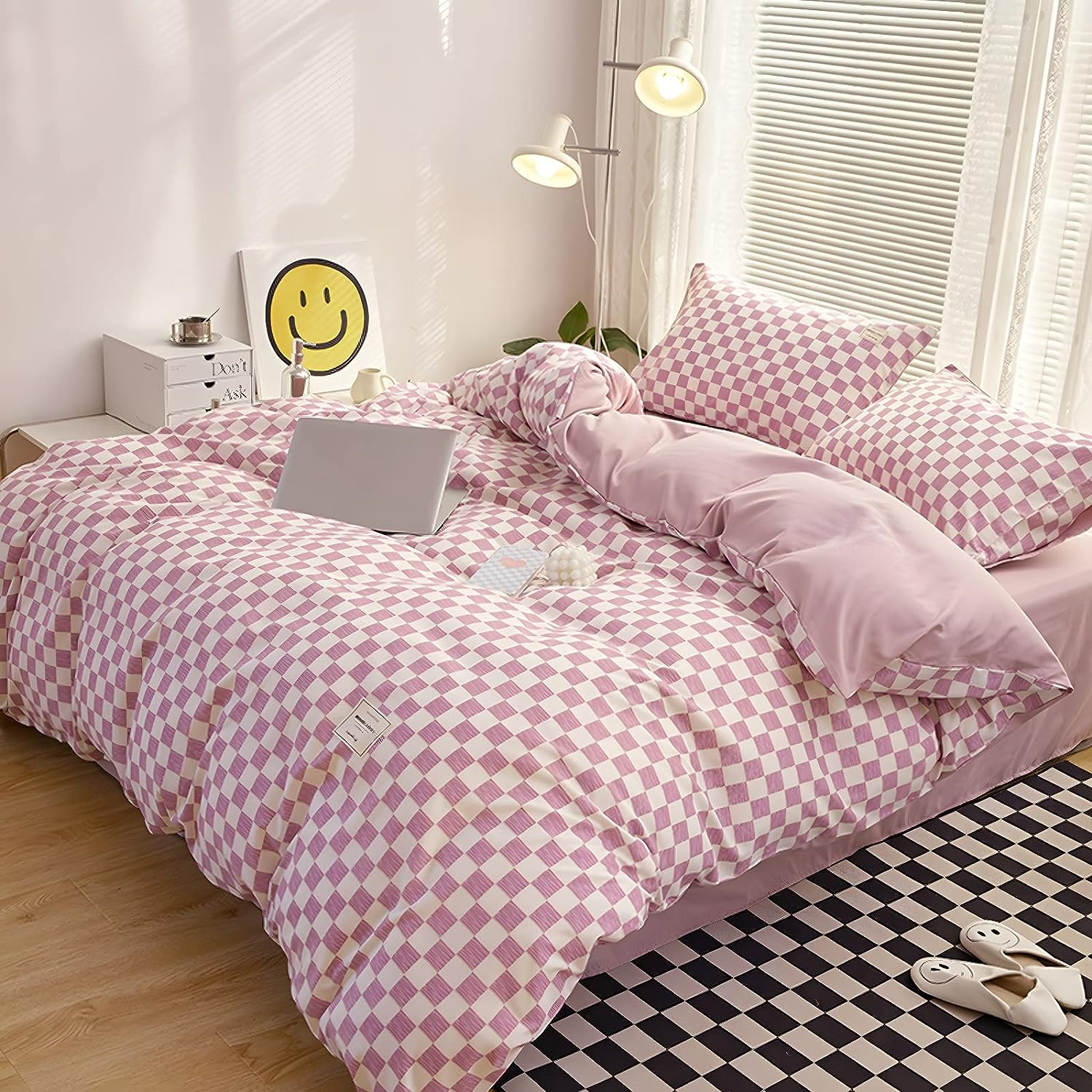 Plaid Bedding Set