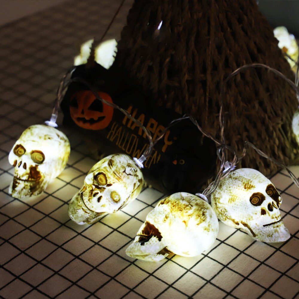 Skull String Lights