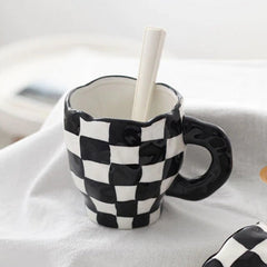 Aesthetic Checkered Mug