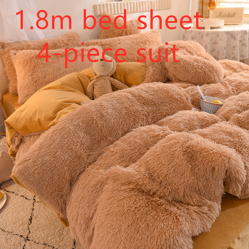 Mink Velvet Crystal Bedding Set by LuxuryLifeWay