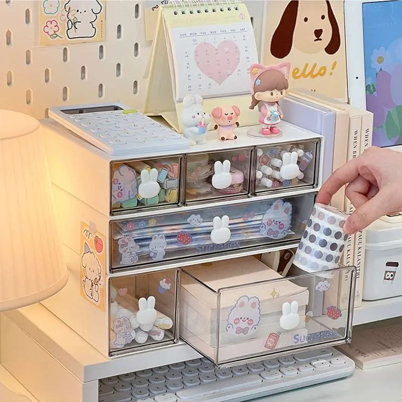 Kawaii Desk Storage Box