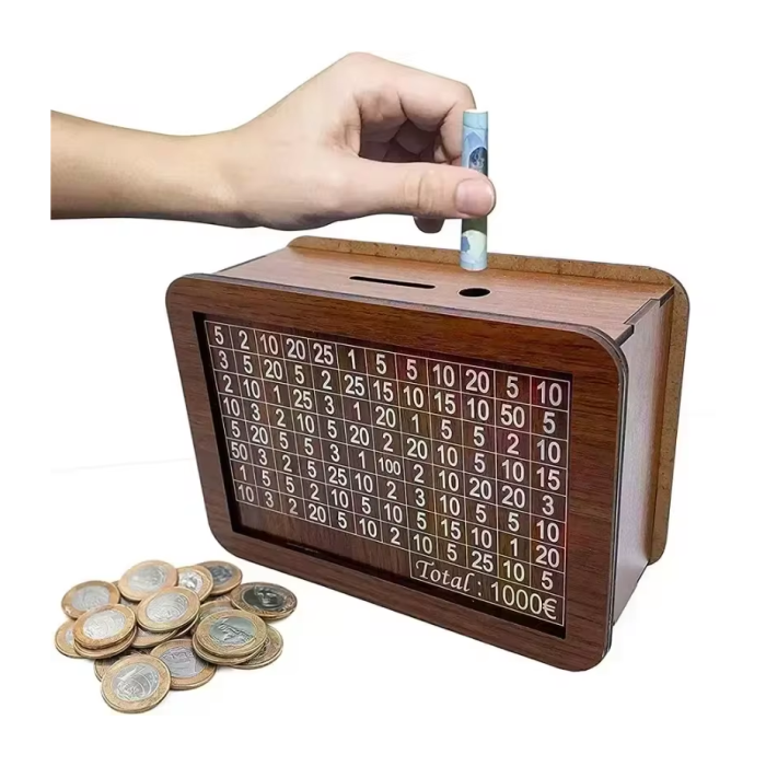 Wooden Money Saving Box