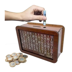 Wooden Money Saving Box