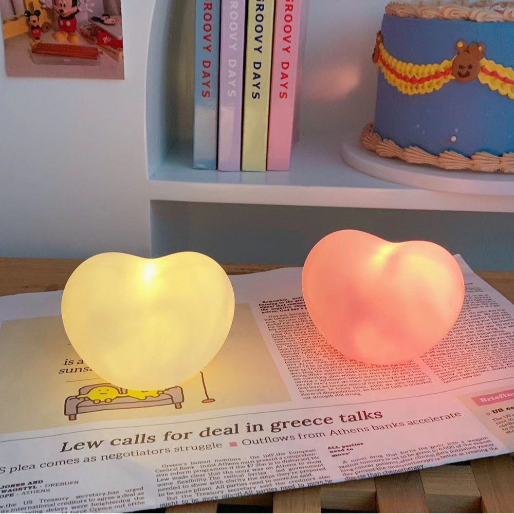 Heart Shape Bedside Lamp