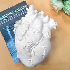 Human Heart Vase