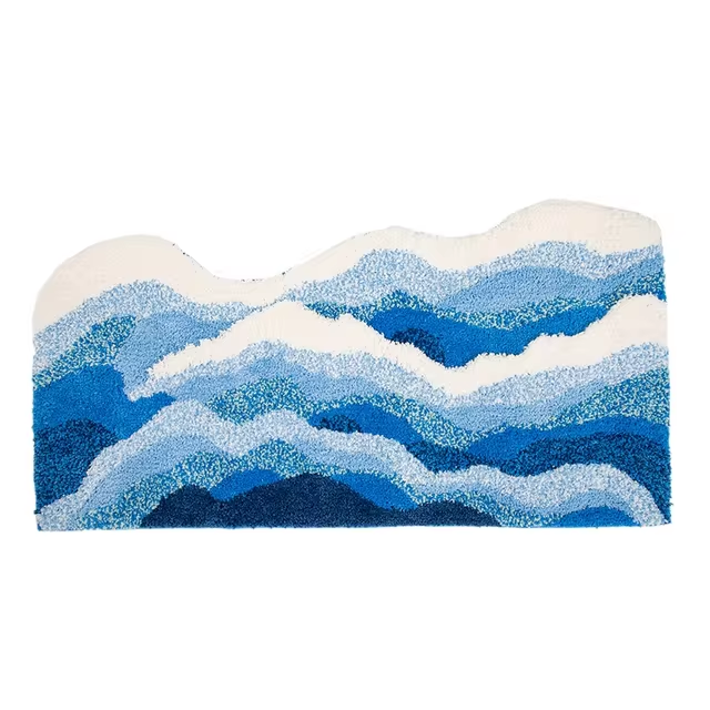 Ocean Wave Aesthetic Rug