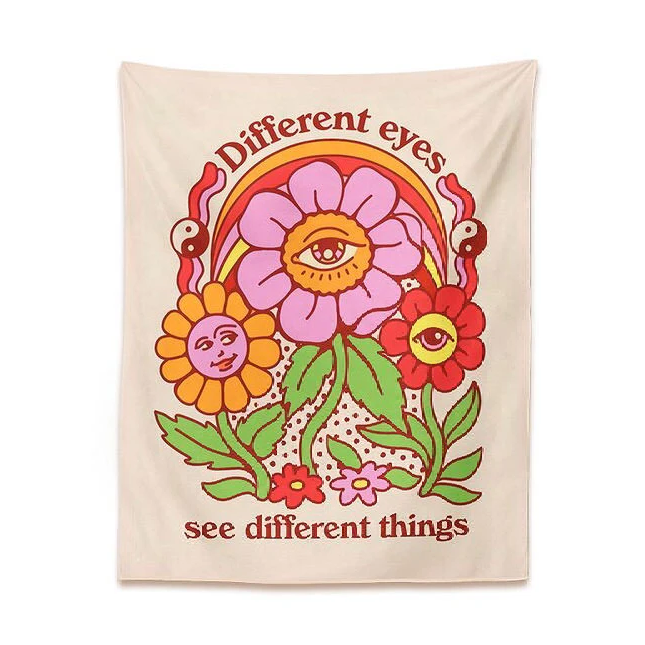 Indie Flower Tapestry