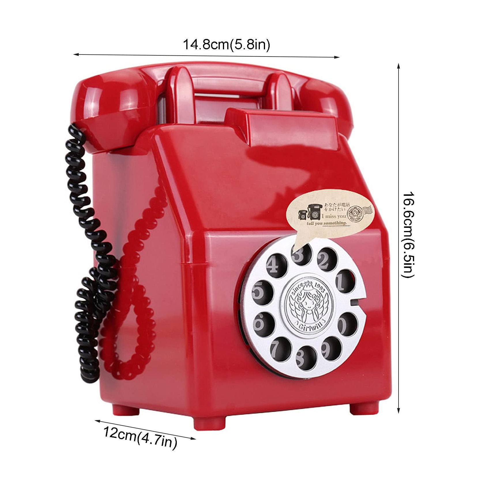 Retro Telephone Money Box