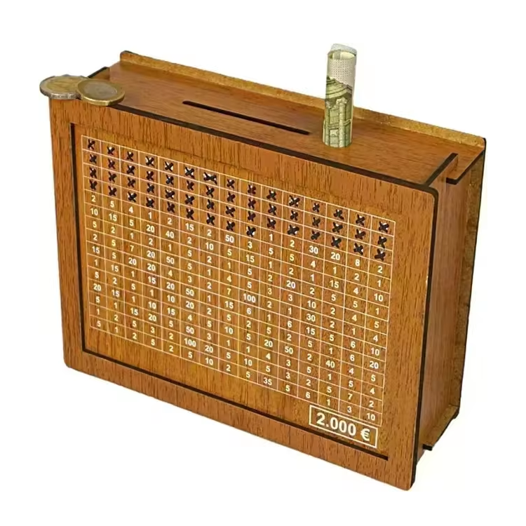 Tirelire en bois