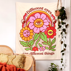 Indie Flower Tapestry