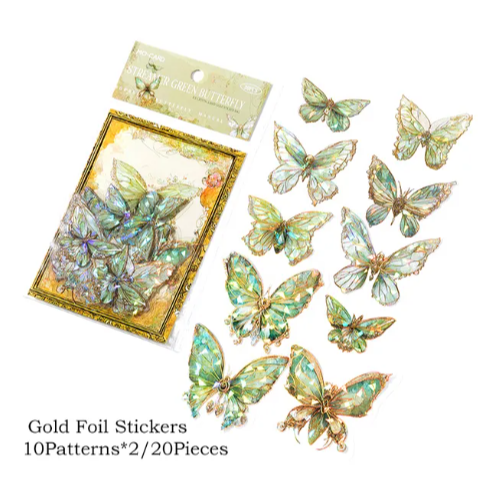 Crystal Butterfly Stickers