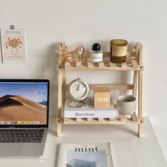 Étagère de bureau à deux niveaux