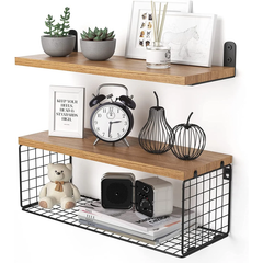 Double Level Wall Shelf