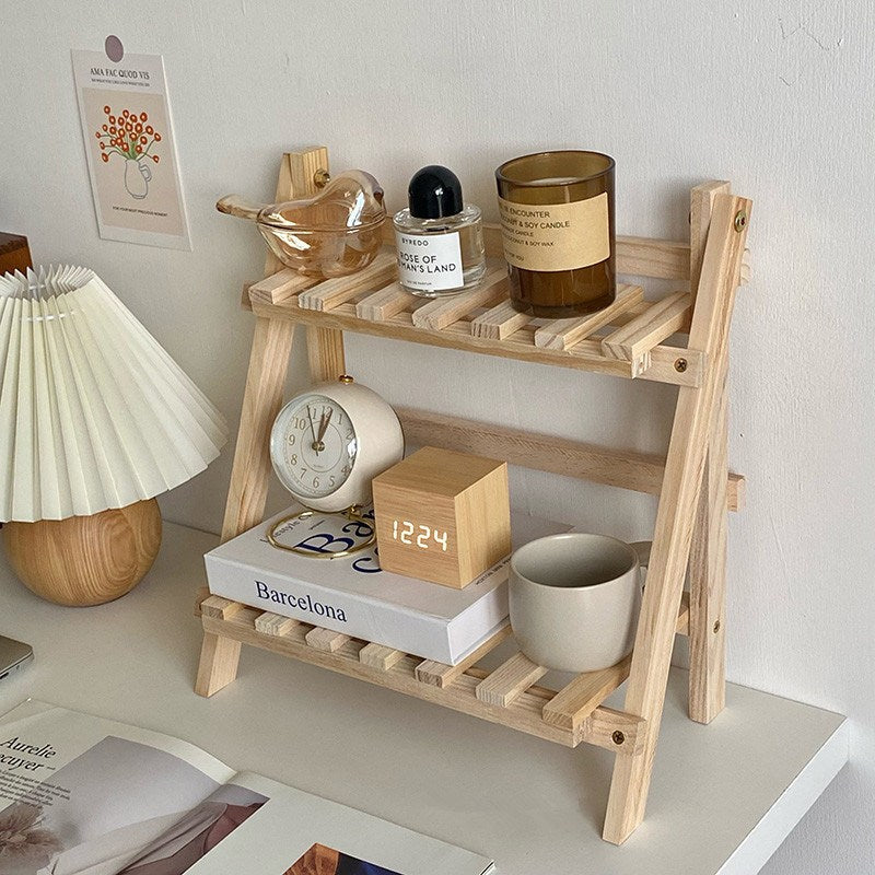 Étagère de bureau à deux niveaux