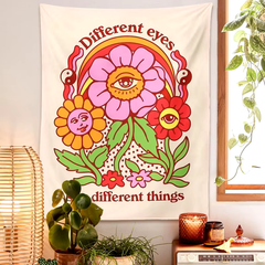 Indie Flower Tapestry