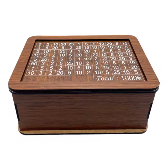 Wooden Money Saving Box