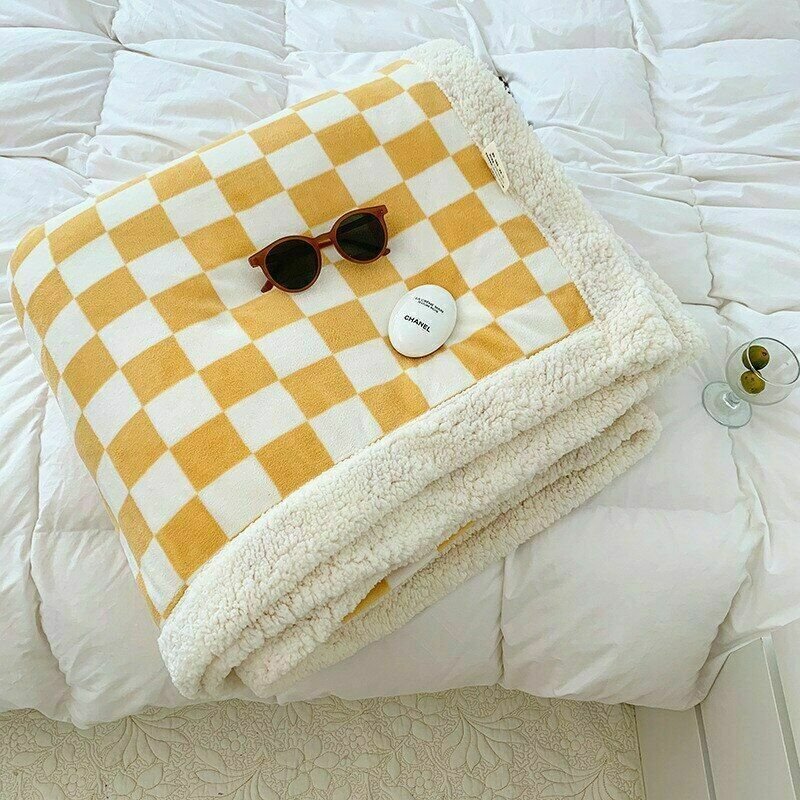 Soft Checkered Blanket