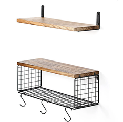 Double Level Wall Shelf