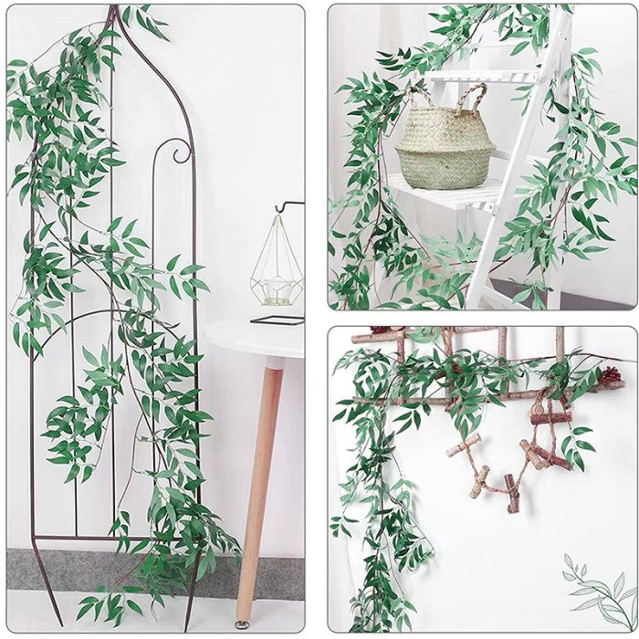 Artificial Willow Leaf Garland