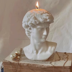 David Statute Candle