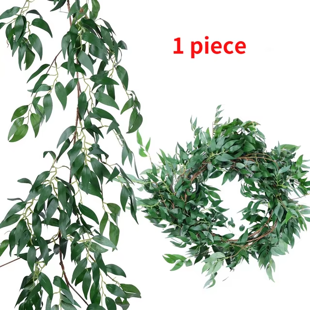 Artificial Willow Leaf Garland