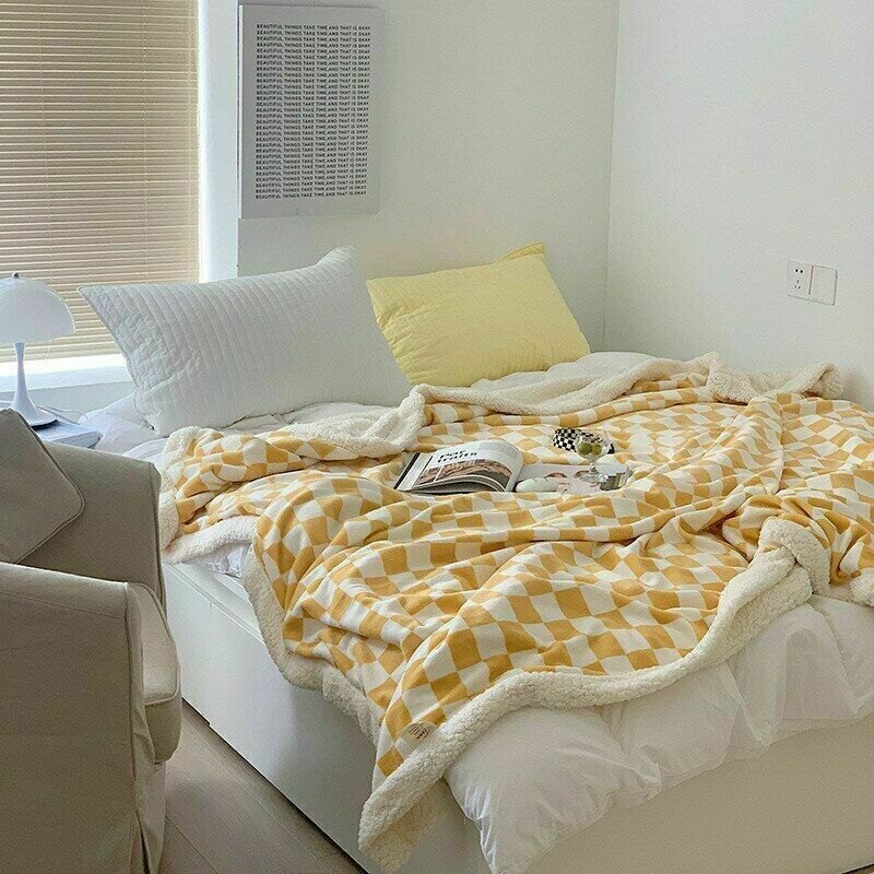 Soft Checkered Blanket