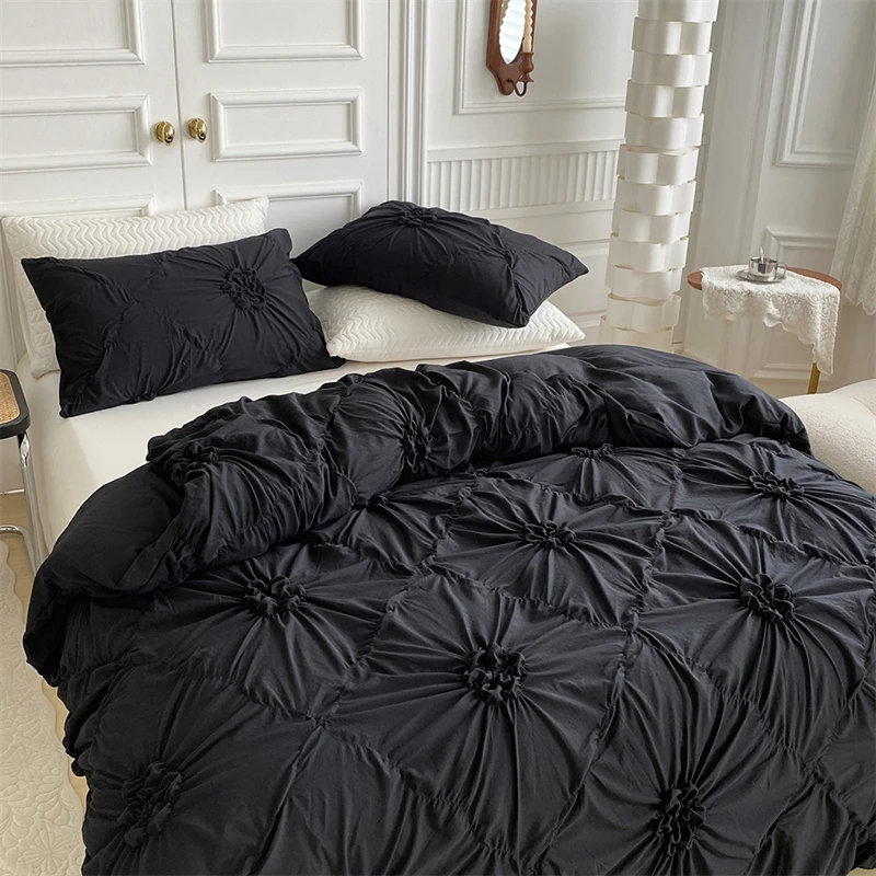 Vintage Pleated Bedding Set