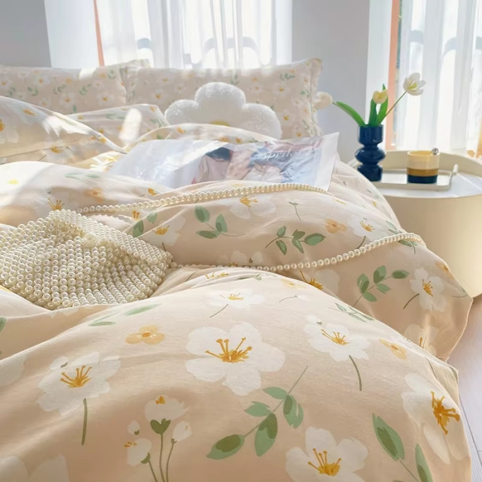 Reversible Floral Bedding Set