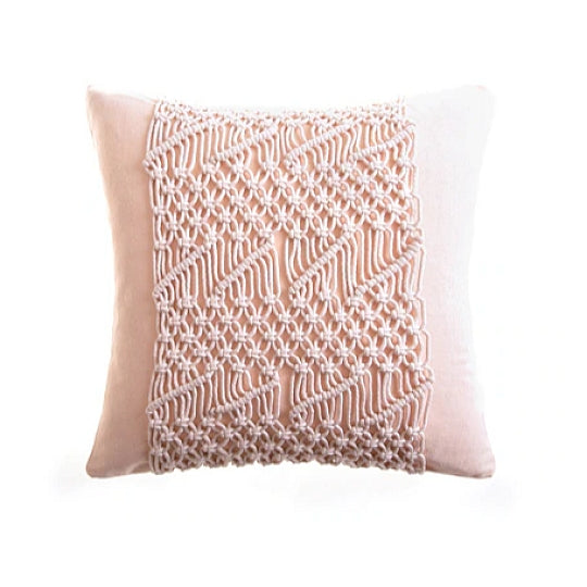 Macrame Boho Pillow Case