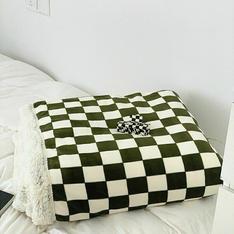 Soft Checkered Blanket