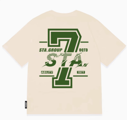 6% T-Shirt mit Buchstabengrafik 