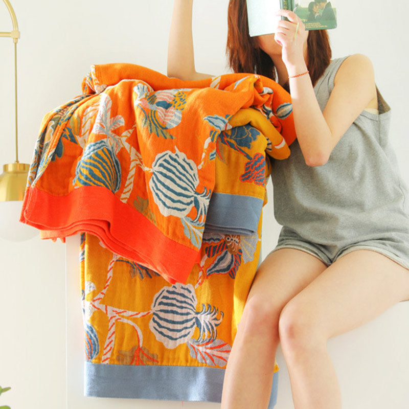 Comfy Reversible Quilt Pattern Cotton Quilt
