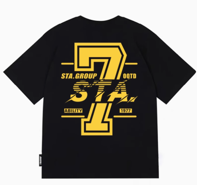 6% T-Shirt mit Buchstabengrafik 