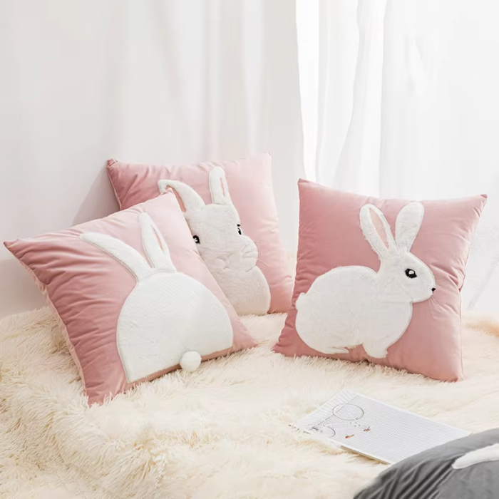 Cute Bunny Pillow Case